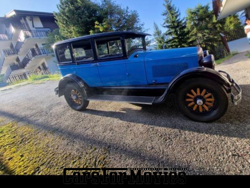 CarsForMovies | Studebaker Dictator 4 Sedan 1928 USA Blau Blau Zivilfahrzeug Limousine CH - Wallis 7772 Schweiz