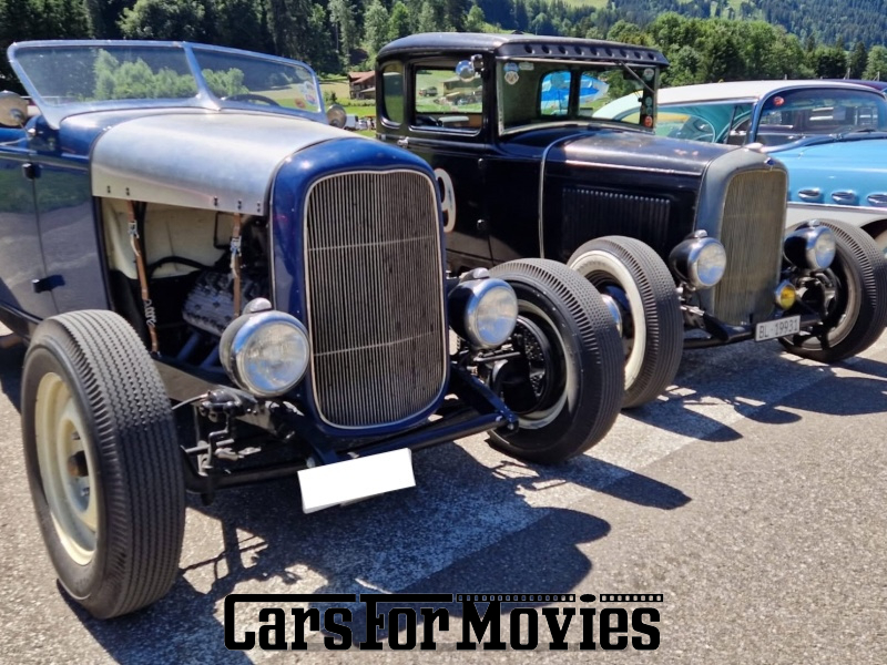 Ford Motor Company Roadster Hot Rod 1932 USA Blau Braun Zivilfahrzeug Cabrio CH - Solothurn 7771 Schweiz
Hot Rod
Filmautos