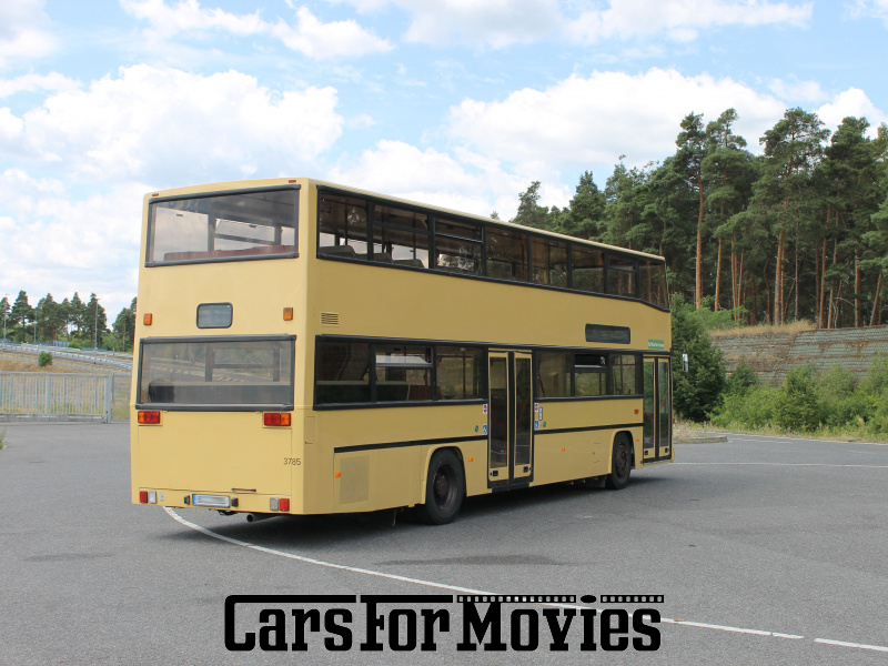 CarsForMovies | MAN SD 202 Doppeldecker 1990 Deutschland Beige Rot Nutzfahrzeug Bus DE - Berlin 7780 MAN Doppeldeckerbus, Berlin, Oldtimer, BVG Bus, Berlin Bus