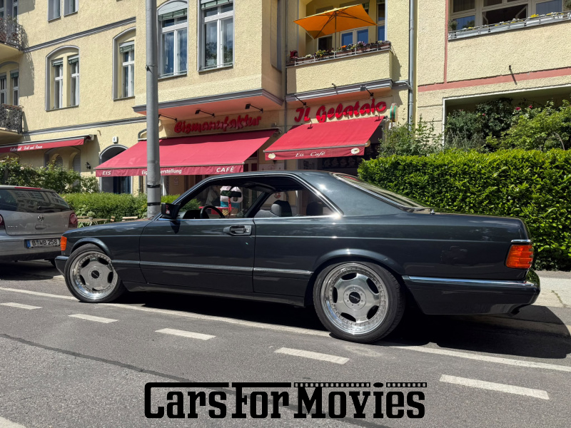 CarsForMovies | Mercedes Benz 560 SEC 1986 Deutschland Schwarz Schwarz Zivilfahrzeug Coupe DE - Berlin 7786 