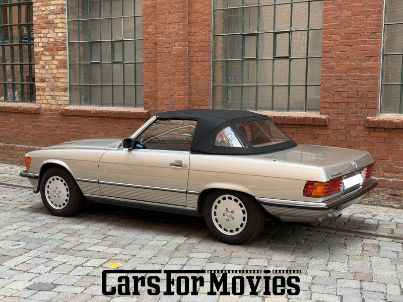 CarsForMovies | Mercedes Benz R107 560 SL 1988 Deutschland Silber Rot Zivilfahrzeug Cabrio DE - Berlin 7790 
