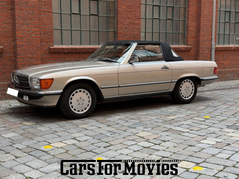 CarsForMovies | Mercedes Benz R107 560 SL 1988 Deutschland Silber Rot Zivilfahrzeug Cabrio DE - Berlin 7790 