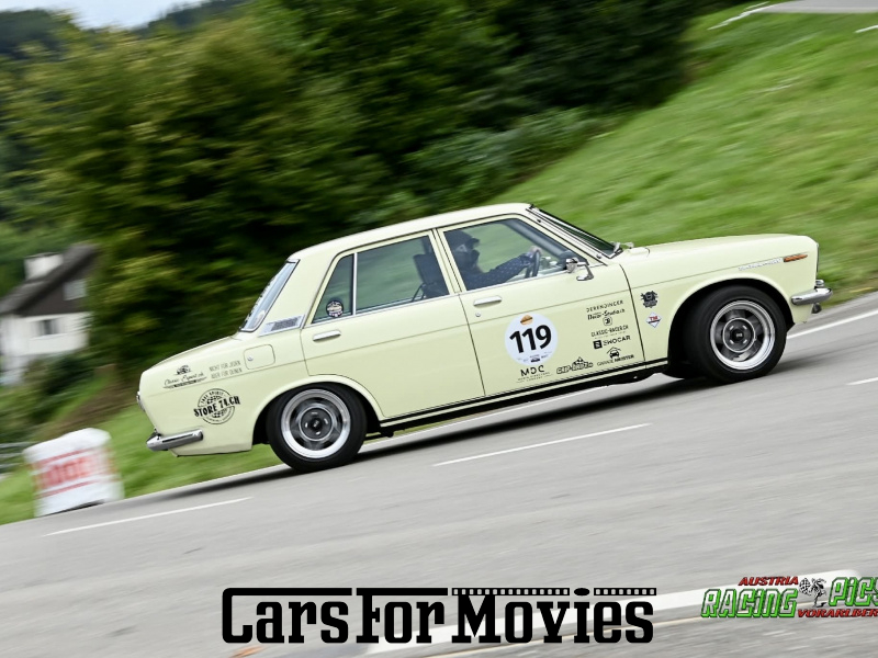 CarsForMovies | Datsun 510 1970 Japan Gelb Schwarz Zivilfahrzeug Limousine CH - Bern 7793 Schweiz
Oldtimer
