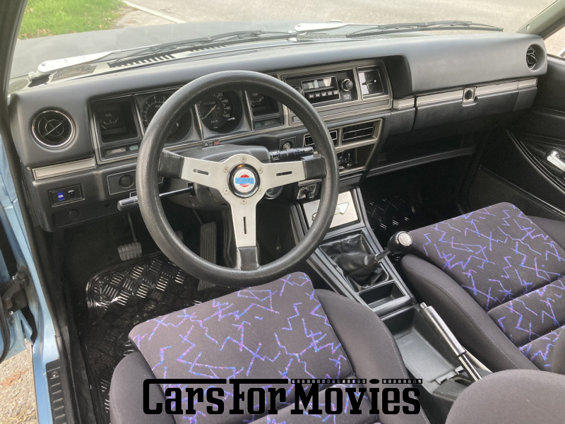 CarsForMovies | Datsun 160J SSS 1979 Japan Blau Schwarz Zivilfahrzeug Limousine CH - Bern 7794 Schweiz 
einzigartige Filmfahrzeuge in der Schweiz