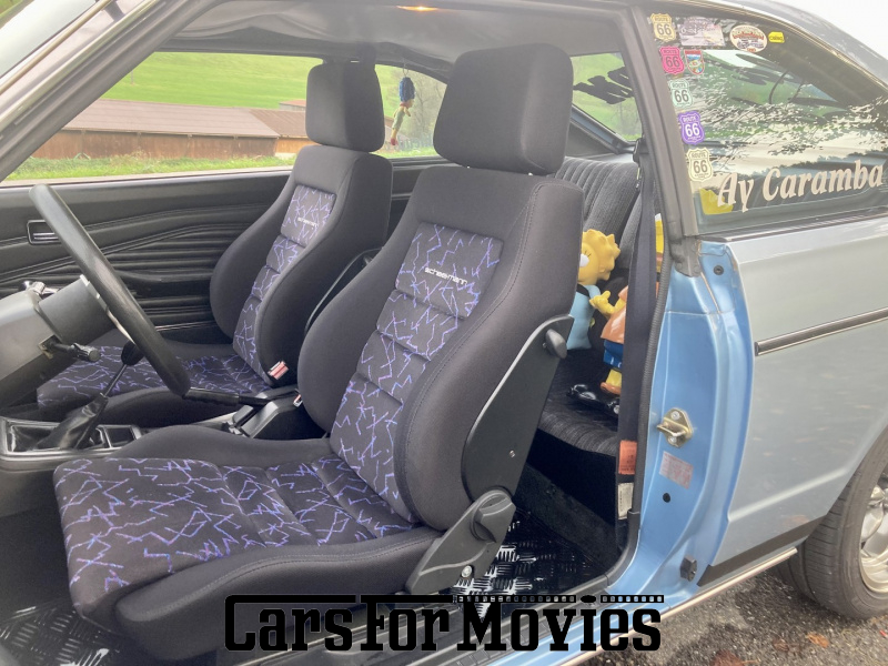 CarsForMovies | Datsun 160J SSS 1979 Japan Blau Schwarz Zivilfahrzeug Limousine CH - Bern 7794 Schweiz 
einzigartige Filmfahrzeuge in der Schweiz