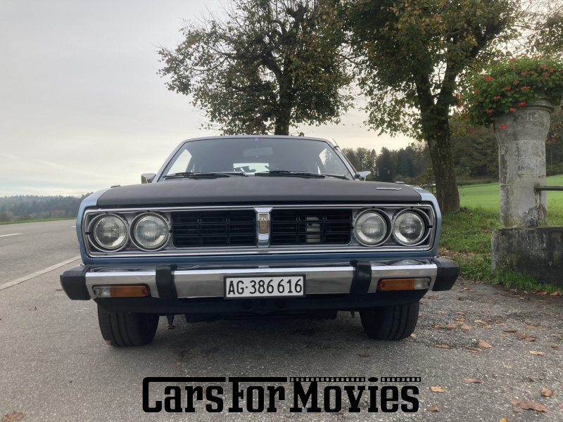 Datsun 160J SSS 1979 Japan Blau Schwarz Zivilfahrzeug Limousine CH - Bern 7794 Schweiz
einzigartige Filmfahrzeuge in der Schweiz
