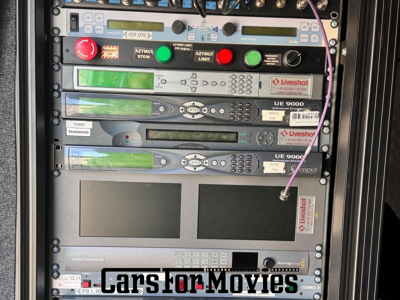 CarsForMovies | Mercedes Benz Sprinter 415 CDI Ü-Wagen / SNG, Satellitenantenne funktionsfähig 2013 Deutschland Weiß Schwarz Nutzfahrzeug Spezialfahrzeug DE - Berlin 7815 Übertragungsfahrzeug
Ü-Wagen