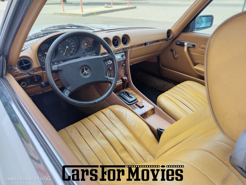 CarsForMovies | Mercedes Benz 280SLC 1979 Deutschland Weiß Beige Zivilfahrzeug Coupe DE - Berlin 7835 