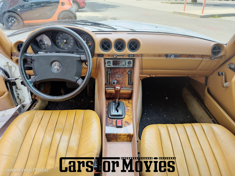 CarsForMovies | Mercedes Benz 280SLC 1979 Deutschland Weiß Beige Zivilfahrzeug Coupe DE - Berlin 7835 