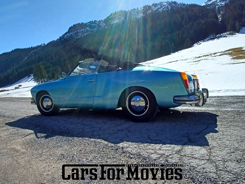 CarsForMovies | Volkswagen Karmann Ghia Typ 14 cabrio 1972 Deutschland Grün Schwarz Zivilfahrzeug Cabrio DE - Bayern 7836 