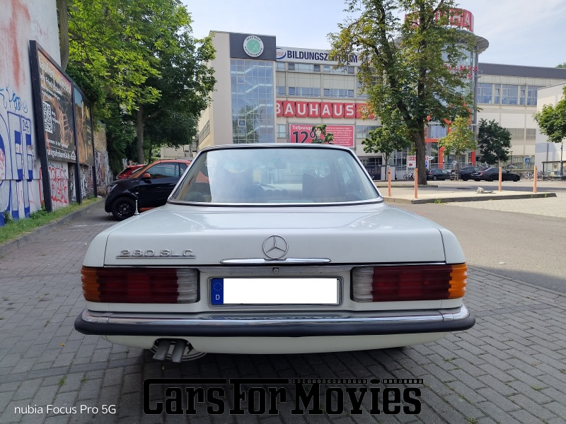 CarsForMovies | Mercedes Benz 280SLC 1979 Deutschland Weiß Beige Zivilfahrzeug Coupe DE - Berlin 7835 