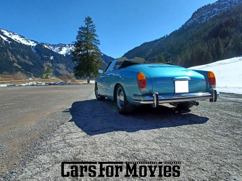 CarsForMovies | Volkswagen Karmann Ghia Typ 14 cabrio 1972 Deutschland Grün Schwarz Zivilfahrzeug Cabrio DE - Bayern 7836 