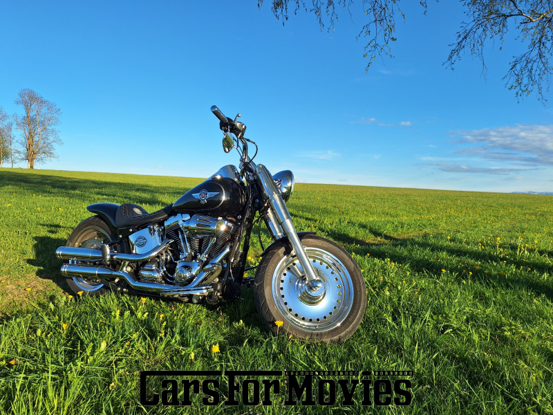 CarsForMovies | Harley Davidson Fat Boy 2012 USA Schwarz Schwarz Zwei- und Dreirad Motorrad DE - Bayern 7842 