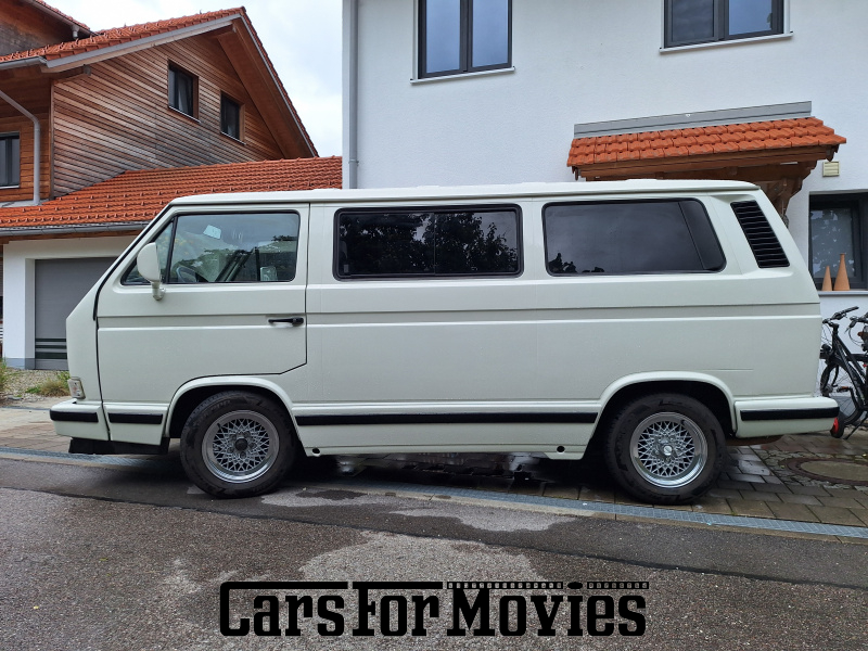 CarsForMovies | Volkswagen T3 Whitestar 1989 Deutschland Weiß Grau Zivilfahrzeug Kombi DE - Bayern 7843 