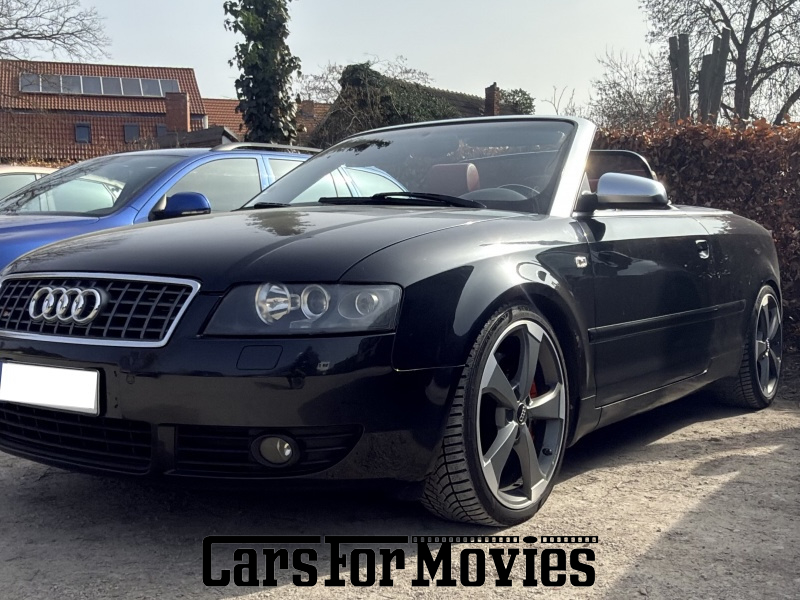 CarsForMovies | Audi A4 s4 Cabrio  2004 Deutschland Schwarz Rot Zwei- und Dreirad Cabrio DE - Sachsen-Anhalt 7854 