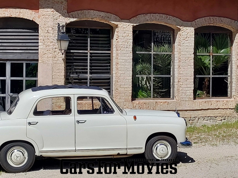 CarsForMovies | Mercedes Benz Ponton 180 b 1961 Deutschland Weiß Braun Zivilfahrzeug Limousine DE - Nordrhein-Westfalen 7856 