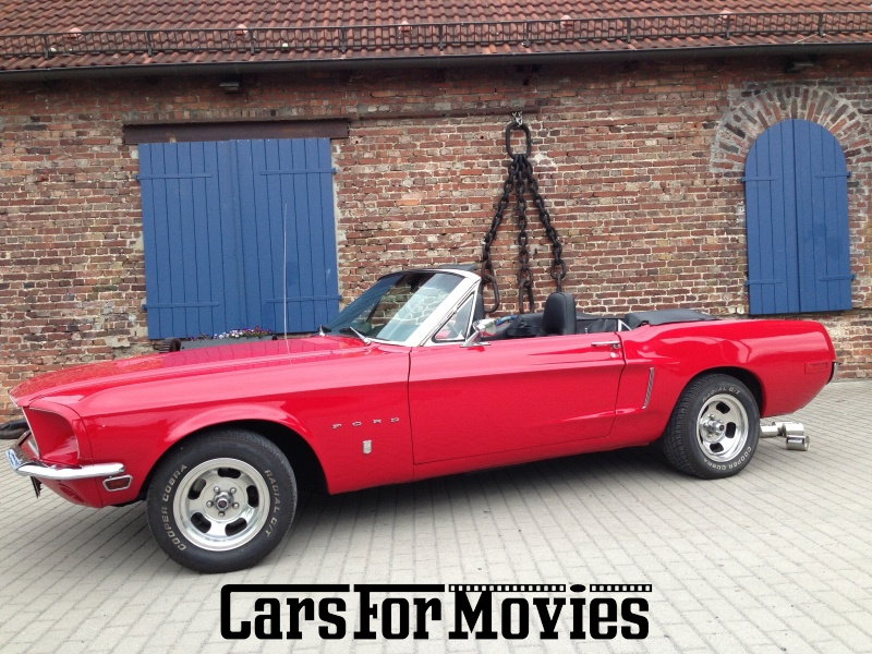 CarsForMovies | Ford Motor Company Mustang T5 1968 USA Rot Schwarz Zivilfahrzeug Cabrio DE - Nordrhein-Westfalen 7857 