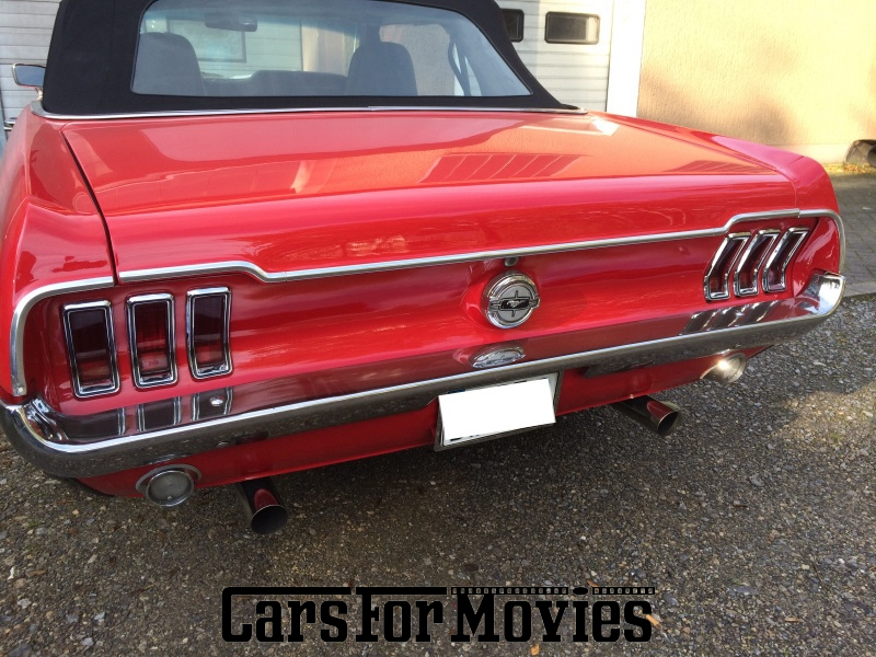CarsForMovies | Ford Motor Company Mustang T5 1968 USA Rot Schwarz Zivilfahrzeug Cabrio DE - Nordrhein-Westfalen 7857 
