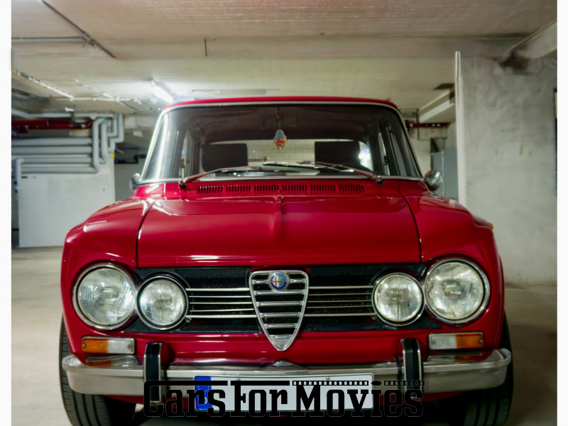 Alfa Romeo Giulia  1977 Italien Rot Schwarz Zivilfahrzeug Limousine DE - Hamburg 7858 