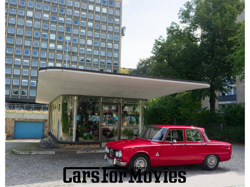 CarsForMovies | Alfa Romeo Giulia  1977 Italien Rot Schwarz Zivilfahrzeug Limousine DE - Hamburg 7858 