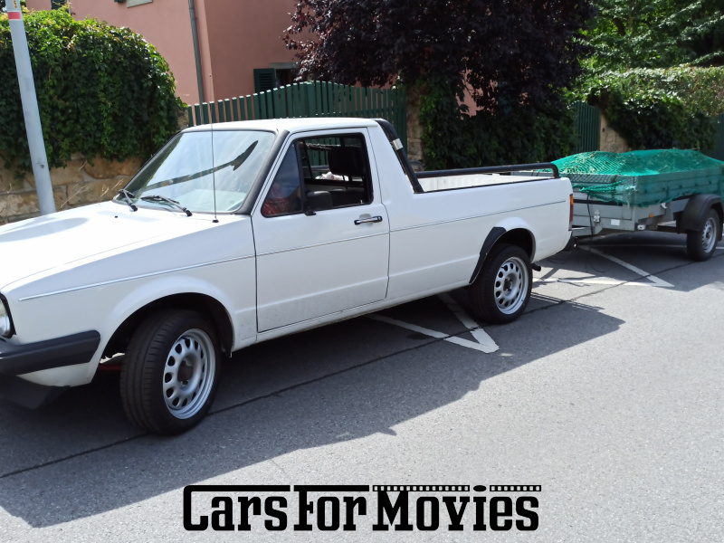 CarsForMovies | Volkswagen Caddy 1987 Deutschland Weiß Schwarz Nutzfahrzeug Pick-up DE - Sachsen 7860 