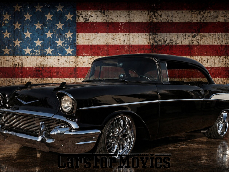 Chevrolet  Bel Air 2 door Sport Coupé  1957 USA Lila Schwarz Zivilfahrzeug Coupe DE - Niedersachsen 7874 