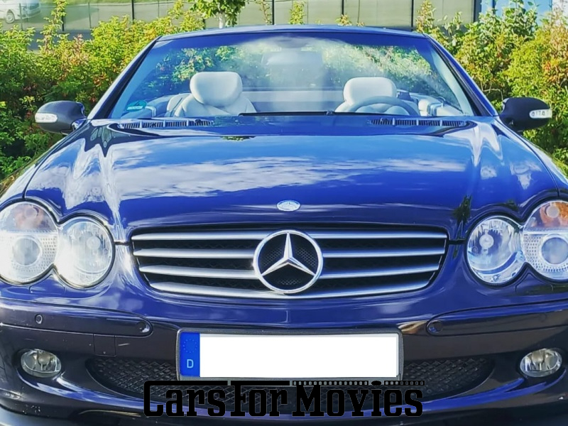 Mercedes Benz SL 500  2002 Deutschland Blau Beige Zivilfahrzeug Sportwagen DE - Bayern 7873 