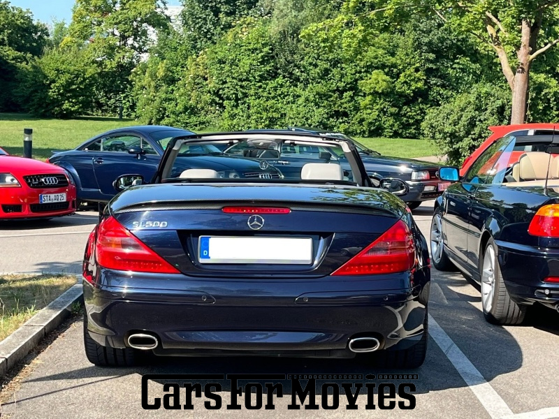 CarsForMovies | Mercedes Benz SL 500  2002 Deutschland Blau Beige Zivilfahrzeug Sportwagen DE - Bayern 7873 