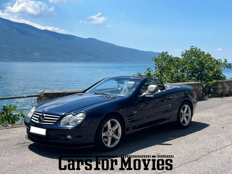 CarsForMovies | Mercedes Benz SL 500  2002 Deutschland Blau Beige Zivilfahrzeug Sportwagen DE - Bayern 7873 