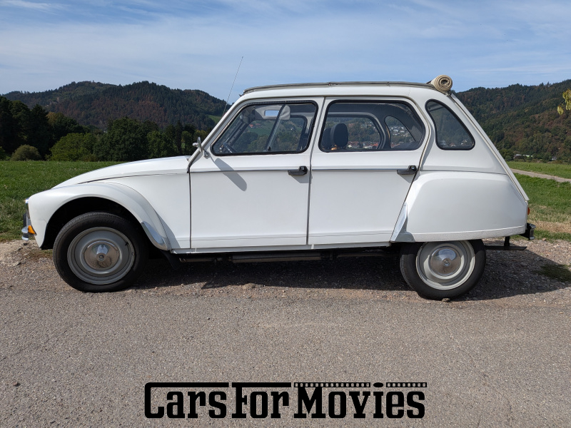 CarsForMovies | Citroen Dyane 1983 Frankreich Weiß Schwarz Zivilfahrzeug Kleinwagen DE - Baden-Württemberg 7885 