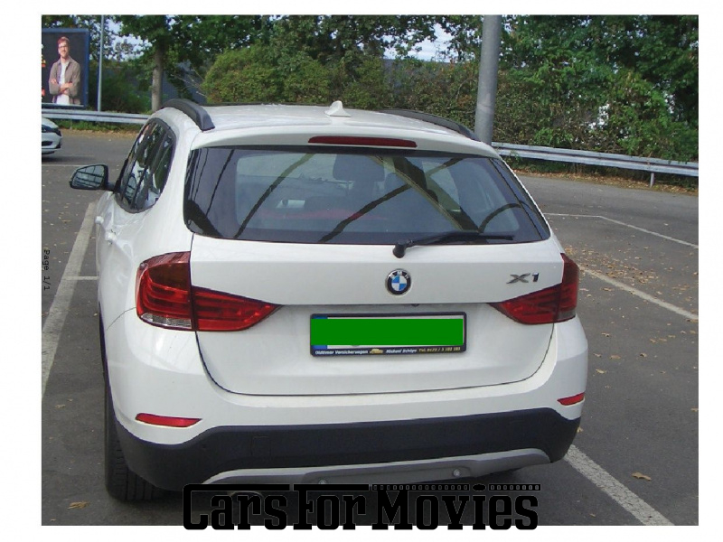 CarsForMovies | BMW X1 2014 Deutschland Weiß Schwarz Zivilfahrzeug SUV DE - Berlin 7883 