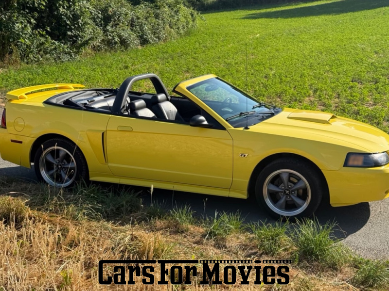 CarsForMovies | Ford Motor Company Mustang GT Cabriolet  2001 USA Gelb Schwarz Zivilfahrzeug Cabrio DE - Bayern 7887 