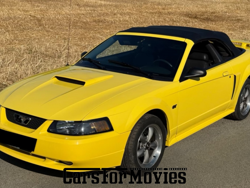 CarsForMovies | Ford Motor Company Mustang GT Cabriolet  2001 USA Gelb Schwarz Zivilfahrzeug Cabrio DE - Bayern 7887 