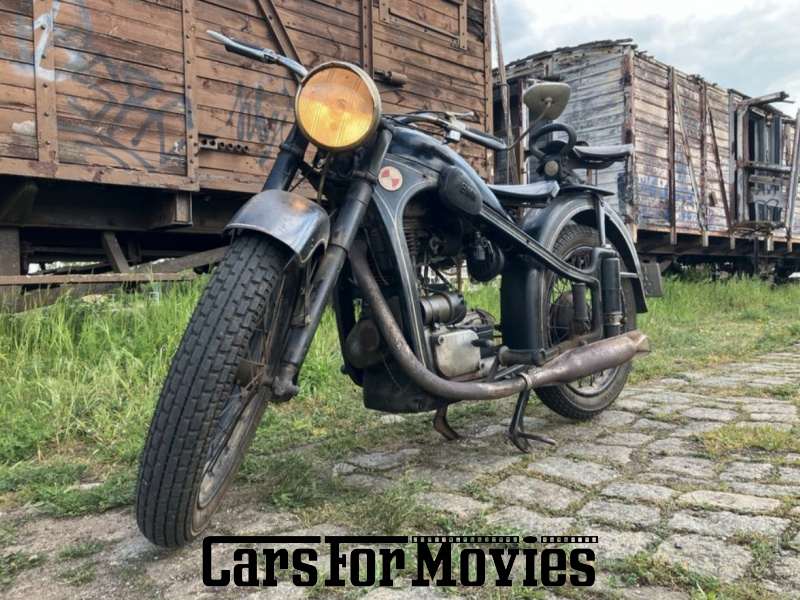 CarsForMovies | EMW R35 1953 DDR Schwarz Schwarz Zivilfahrzeug Motorrad DE - Sachsen-Anhalt 7890 
