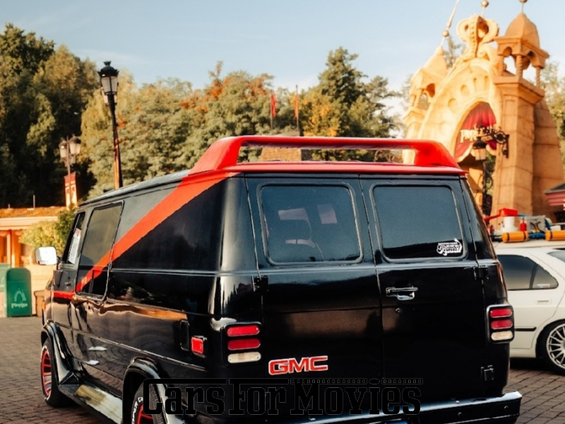 CarsForMovies | GMC G20 1979 USA Schwarz Grau Zivilfahrzeug Bus DE - Rheinland-Pfalz 7891 A Team, A-Team