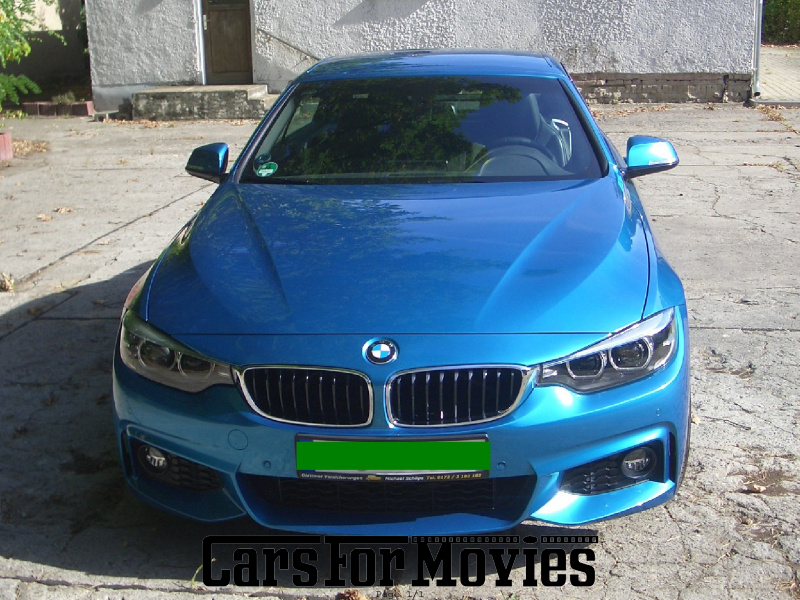 BMW 430i Cabrio Stahldach 2019 Deutschland Blau Schwarz Zivilfahrzeug Cabrio DE - Berlin 7893