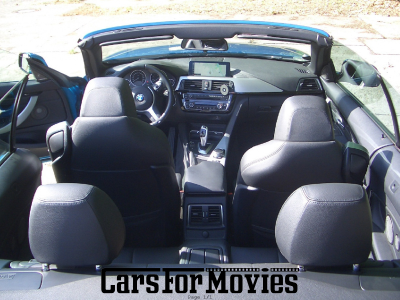 CarsForMovies | BMW 430i Cabrio Stahldach 2019 Deutschland Blau Schwarz Zivilfahrzeug Cabrio DE - Berlin 7893 