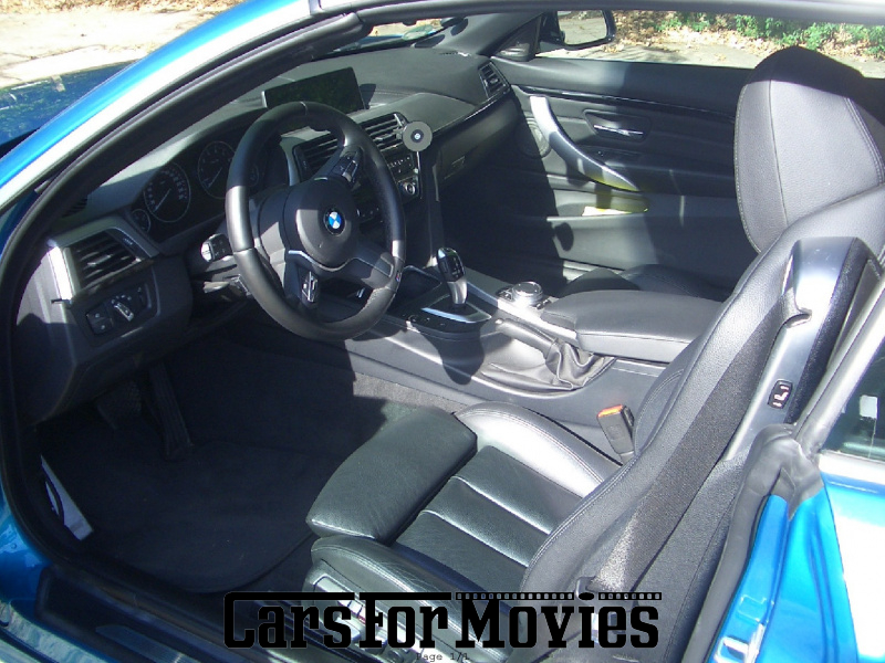 CarsForMovies | BMW 430i Cabrio Stahldach 2019 Deutschland Blau Schwarz Zivilfahrzeug Cabrio DE - Berlin 7893 