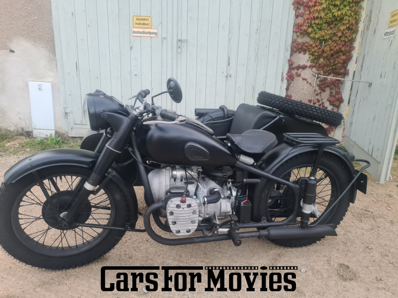 CarsForMovies | BMW R71 1951 Deutschland Schwarz Schwarz Militärfahrzeug Motorrad DE - Sachsen 7914 