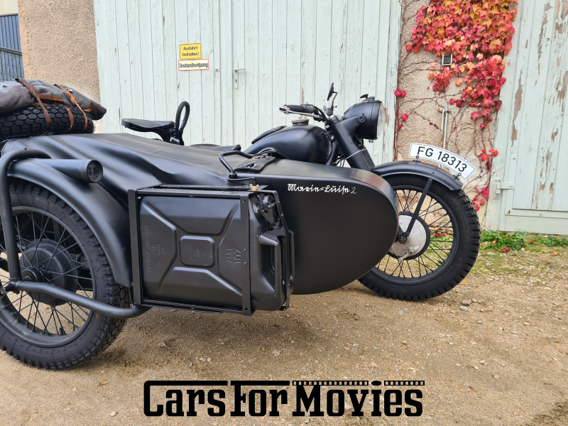 CarsForMovies | BMW R71 1951 Deutschland Schwarz Schwarz Militärfahrzeug Motorrad DE - Sachsen 7914 