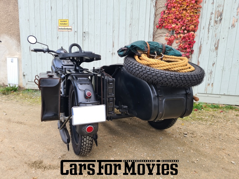 CarsForMovies | BMW R71 1951 Deutschland Schwarz Schwarz Militärfahrzeug Motorrad DE - Sachsen 7914 