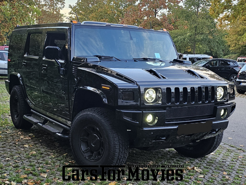 CarsForMovies | Hummer H2 2003 USA Schwarz Schwarz Nutzfahrzeug Geländewagen DE - Bayern 7919 
