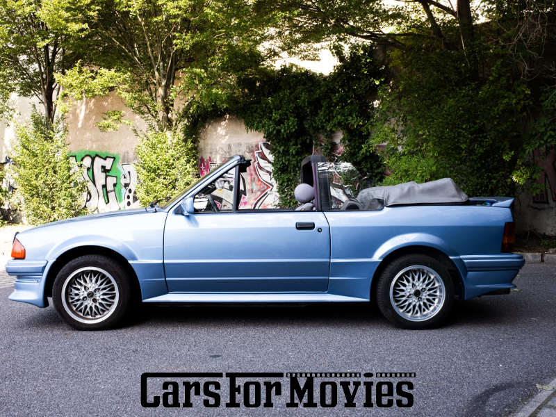CarsForMovies | Ford-Werke GmbH Escort 1984 Deutschland Blau Grau Zivilfahrzeug Cabrio DE - Berlin 7922 