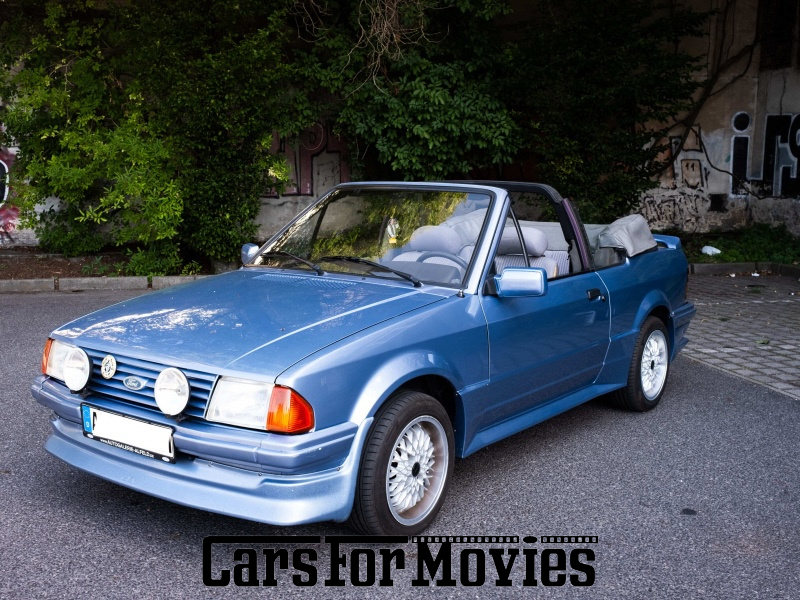 CarsForMovies | Ford-Werke GmbH Escort 1984 Deutschland Blau Grau Zivilfahrzeug Cabrio DE - Berlin 7922 